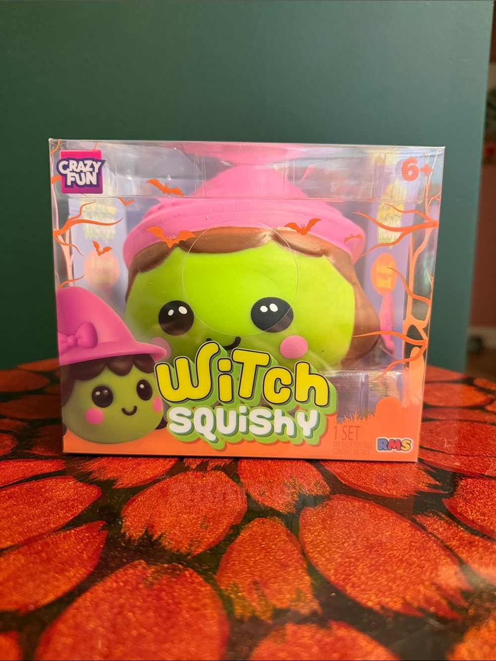 Crazy Fun RMS Witch Squishy Toy - Green